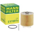 Luftfilter MANN-FILTER C 17 137/1 x für AUDI A6 Avant (4F5, C6) Filtereinsatz