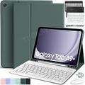 QWERTZ Bluetooth Tastatur Hülle Maus für Samsung Galaxy Tab S9 S9 FE S8 A9 Plus