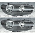 2X VALEO HALOGEN SCHEINWERFER SATZ LINKS+RECHTS passend für VW SCIROCCO