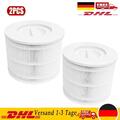 2x für LEVOIT Core 300S Luftreiniger H13 HEPA Aktivkohlefilter Filter Core 300