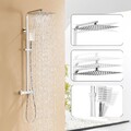 Duschsystem mit Thermostat Duscharmatur Regendusche Duschset Duschsäule Dusche
