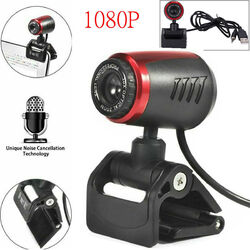 1080P HD Webcam USB-Computer-Web-Kamera für PC-Laptop-Desktop mit Mikrofon