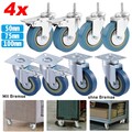 4 Stück Lenkrollen Möbelrollen Transportrollen Schwerlastrollen Laufrollen Set