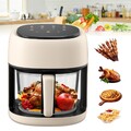 Heißluftfritteuse Digitale Air Fryer 1350W Fritteusen Heißluft Ofen Friteuse 6L