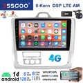 DAB+ Für Ford Focus MK2 MK II 2004-2011 Android 14 Autoradio Carplay 6+128G KAM