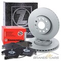 ZIMMERMANN BREMSSCHEIBEN + BELÄGE +WK VORNE FÜR VW EOS GOLF PLUS 5M