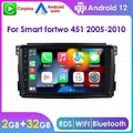 Für Smart Fortwo 451 2005-2010 Android 13 Autoradio 2GB +32GB GPS Navi CarPlay