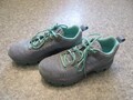 On Cloud Schuhe Schnürschuhe Sneaker Gr. 37,5 grau/türkis wNeu