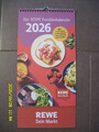 REWE Familienkalender Familienplaner 2026 inkl. Rezepten 40 x 19,5 cm