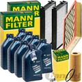MANN INSPEKTIONSPAKET passend für 3.0sd + 35d BMW X5 E70 X6+8L ORIGINAL 5W-30 ÖL