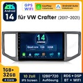 10,1" CarPlay Android 13 Autoradio Für VW Crafter MAN TGE 2017-2024 GPS NAVI 32G
