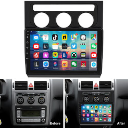1+32GB Für VW Touran 1T1 1T2 1T3 2003-2010 Android 13 Autoradio GPS NAVI WIFI