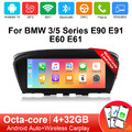 8.9" Carplay Autoradio Car Stereo DAB GPS Für BMW 3/5 Series E90 E91 E60 E61 CCC