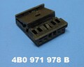 Original AUDI VW SKODA SEAT A1 A3 Cabriolet Flachsteckergehäuse 4B0971978B