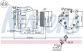 NISSENS 89088 Kompressor, Klimaanlage für SEAT,VW