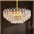 Luxus Deckenleuchte Kristall Decken Lampe Kronleuchter LED Dimmbar Pendelleuchte