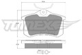 TOMEX Brakes Bremsbelagsatz, Scheibenbremse TX 10-781 für RENAULT SEAT SKODA