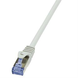 LogiLink Patchkabel Kat.6A 10G S/FTP PIMF PrimeLine grau 0,25m