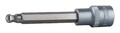 KS Tools 1/2" Bit-Stecknuss Innensechskant mit Kugelkopf, lang, 10 mm, 200 mm