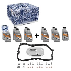 VAICO ÖLWECHSEL-SET + 11L ÖL passend für 6 GANG-AUTOMATIK AQ450 TF-62SN VW PASSA