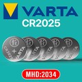 VARTA CR2025 ER2025 DL2025 CR-2025 2025 6025 Knopfzellen Batterie MHD bis 2034