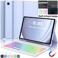 QWERTZ Bluetooth Tastatur Hülle Maus Für Samsung Galaxy Tab A9+ 11" X216 X218