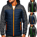 Sportjacke Sweatjacke Steppjacke Übergangsjacke Sweatshirt Herren Mix BOLF Motiv