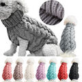 Puppy Dog Jumper Winter Hundemantel Warme Strickpullover Haustier Kleidung süß