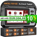 🔥ANCEL FX6100 KFZ Diagnosegerät Auto OBD2 Scanner ABS DPF ALLE SYSTEM CAN FD
