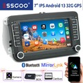 Für VW GOLF 5 6 Jetta Caddy EOS 32G Android 14 Autoradio DAB+ Carplay GPS Kamera