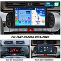 Carplay Für Fiat Panda 2013-2020 Android 15 Autoradio GPS Navi BT WIFI SWC 4+64G