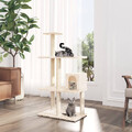 Kratzbaum Sisal-Kratzsäulen Katzenbaum katzenkratzbaum Kletterbaum 119cm vidaXL