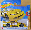 HOT WHEELS LB SUPER SILHOUETTE NISSAN SILVIA S15 GELB HW TURBO MINT CARD 127