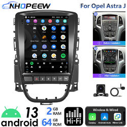 9,7" 2+64GB Autoradio Für Opel Astra J Carplay Android 13 GPS Navi FM RDS Kamera