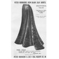 Peter Robinson schwarze Seidenröcke edwardianische Werbung 1900