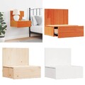 Wandregal Nachtschrank Nachttisch hängend Nachtkommode 1/2er Massivholz kiefer