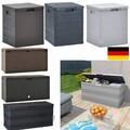 Auflagenbox Holz Optik Gartenbox Gartentruhe Auflagen Kissenbox Gartentruhe DE