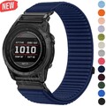 DE Für Garmin Fenix 8 E 7 7X 6 6X Epix Pro 5 5X Plus 3 HR Quickfit Nylon Armband