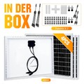 400W 12V Solarpanel Kit Solarmodul Mono Photovoltaikmodul Set für Boot Dach/Haus