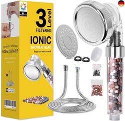 Magichome Duschkopf mit Schlauch 2M, Handbrause mit Öko Ionen Filter 