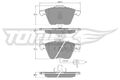 Tomex Brakes TX 13-14 Bremsbelagsatz, Scheibenbremse für AUDI