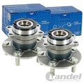 2x SKF RADLAGER-SATZ HINTEN für PEUGEOT 4008 MITSUBISHI ASX OUTLANDER II CITROEN
