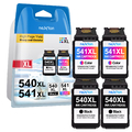 XXL SET PATRONEN für Canon PG-540 CL541 XL PIXMA TS5150 MX395 MX475 MG3650 3550