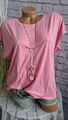 Tom Tailor Shirt Bluse rosa Kurzarm Oberteil Damen Gr. M bis XXL (3 839)