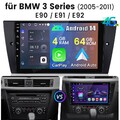 4+64G Android 14 Autoradio GPS Navi Carplay DAB WIFI Für BMW 3er E90 E91 E92 E93
