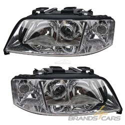 ATEC 2x SCHEINWERFER HAUPTSCHEINWERFER H7/H1 FÜR AUDI A6 4B C5 99-01## ORIGINAL ATEC MARKENQUALITÄT - AB LAGER VERFÜGBAR ##