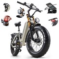 Elektrofahrräder 20 Zoll eBike Fat Tyre E Mountainbike 48V 20AH Ölbremse ebike