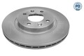 MEYLE 16-15 521 0036/PD Bremsscheibe für DACIA LADA  passend für NISSAN