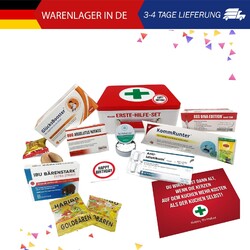 Longfair Geburtstagsgeschenk - Aller Erste Hilfe Set Geschenk-Box, witziger Sani