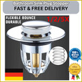 1-5X Waschbecken Ablauf Garnitur,Abfluss Stopfen POP-UP Stöpsel Filter Sieb NEU.